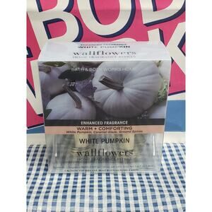 BBW White Pumpkin ENHANCED FRAGRANCE WARM & COMFORTING Wallflower Refills